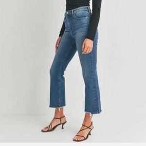NWT! Just Black Denim - vintage cropped flare - Size 31